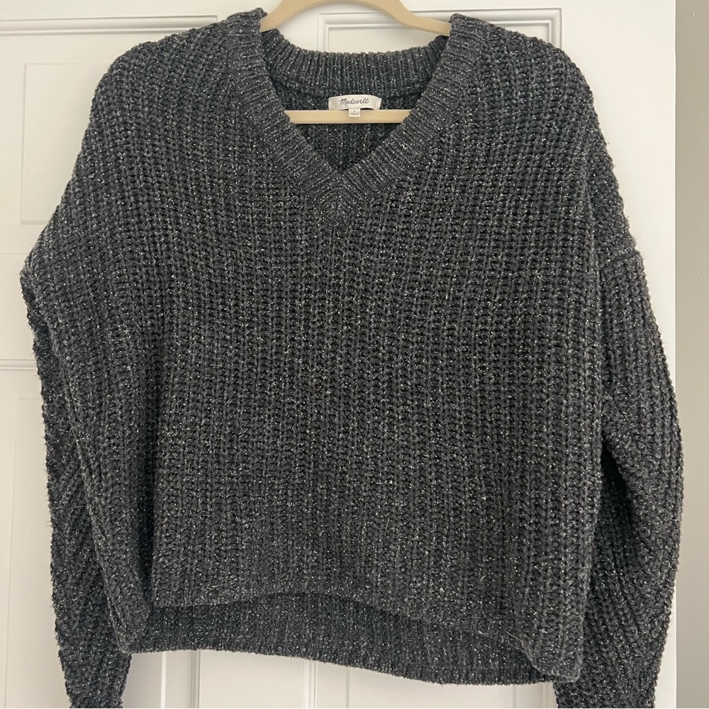 Madewel Women's Gray Sweater Small